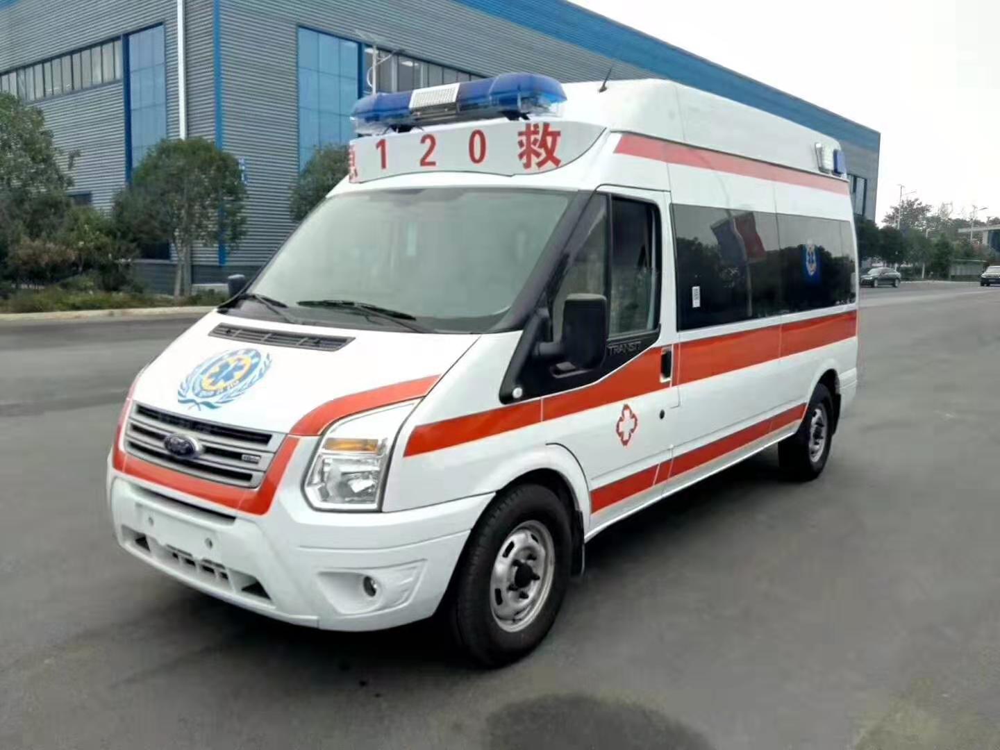 福特V348長軸中頂監護型救護車